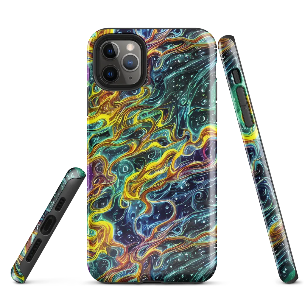 Iridescent Tempest on Tough Case for iPhone® — Front