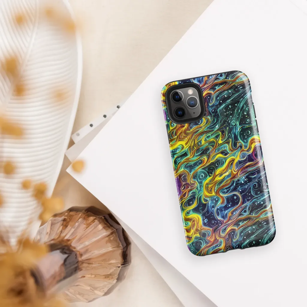 Iridescent Tempest on Tough Case for iPhone® — Front