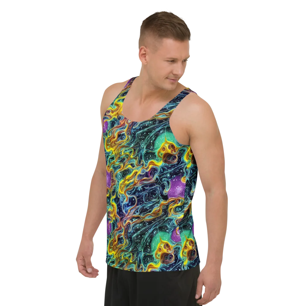 Iridescent Tempest on Men's Tank Top — Left Front