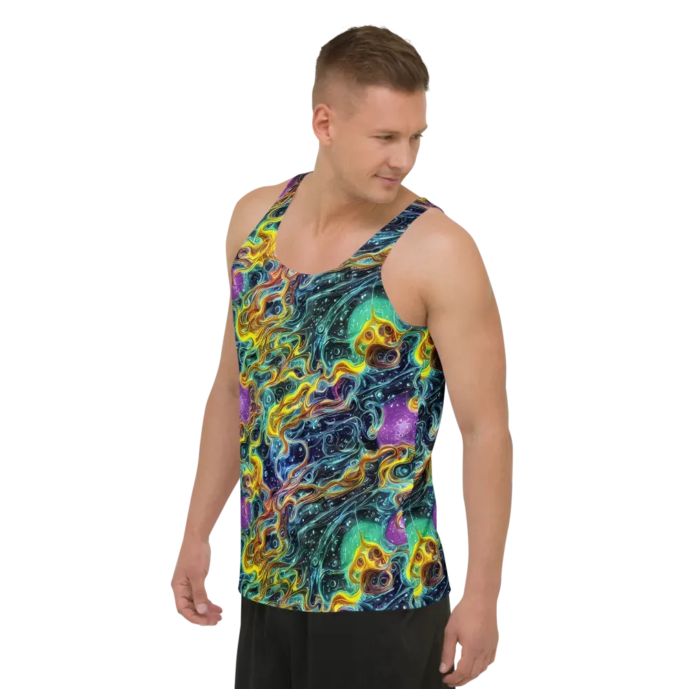 Iridescent Tempest on Men's Tank Top — Left Front