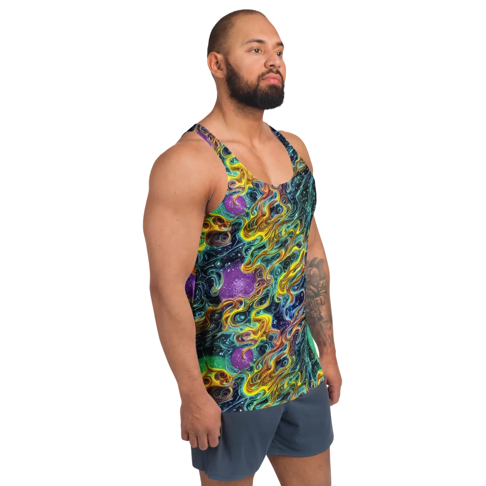 Iridescent Tempest on Men's Tank Top — Right Front