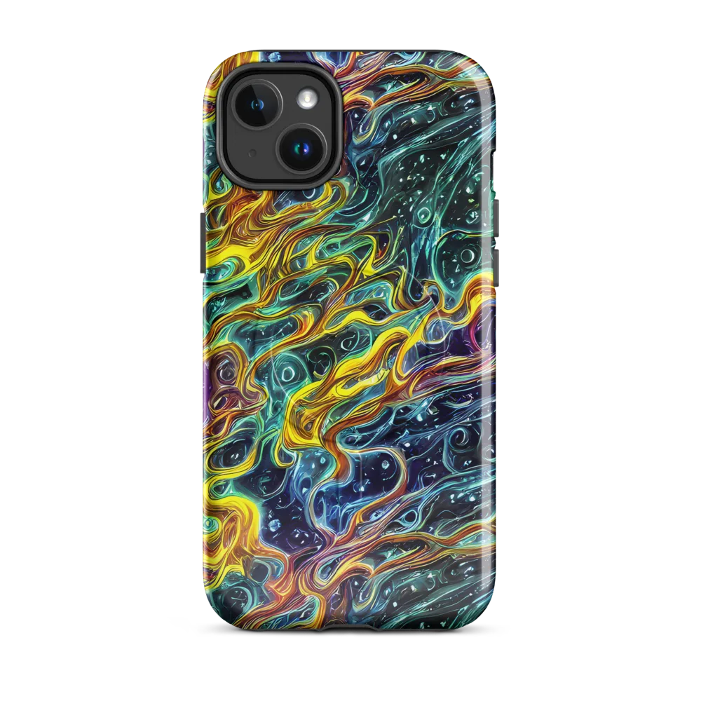 Iridescent Tempest on MagSafe Tough Case for iPhone® — Front