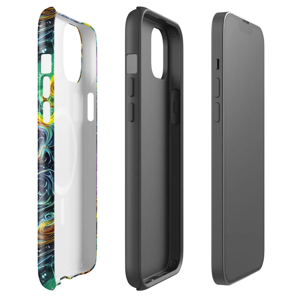 Iridescent Tempest on MagSafe Tough Case for iPhone® — Front