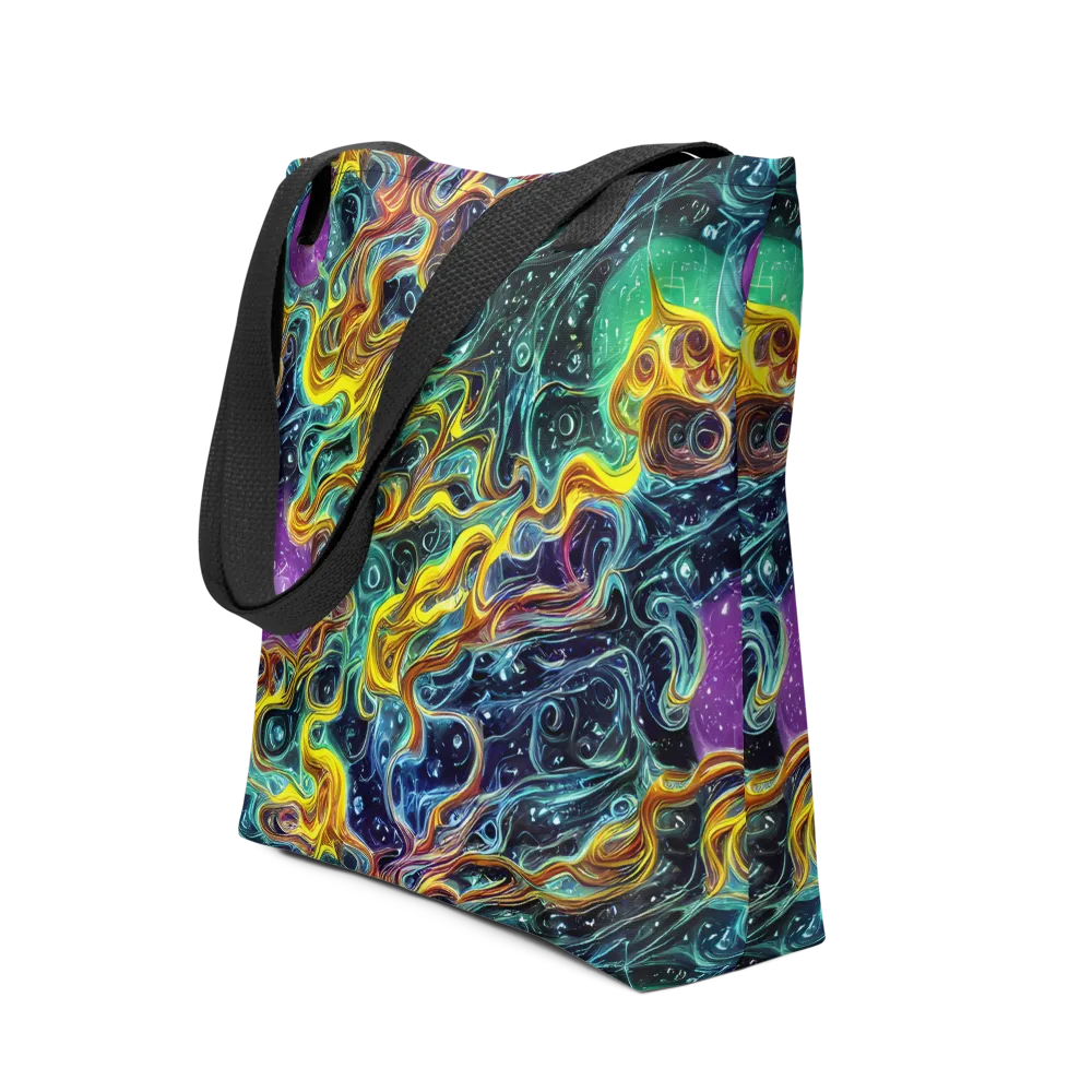Iridescent Tempest on Tote Bag — Front
