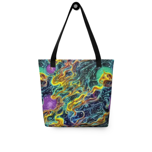 Iridescent Tempest on a Tote Bag