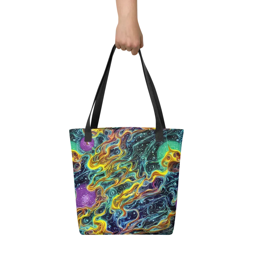 Iridescent Tempest on Tote Bag — Front