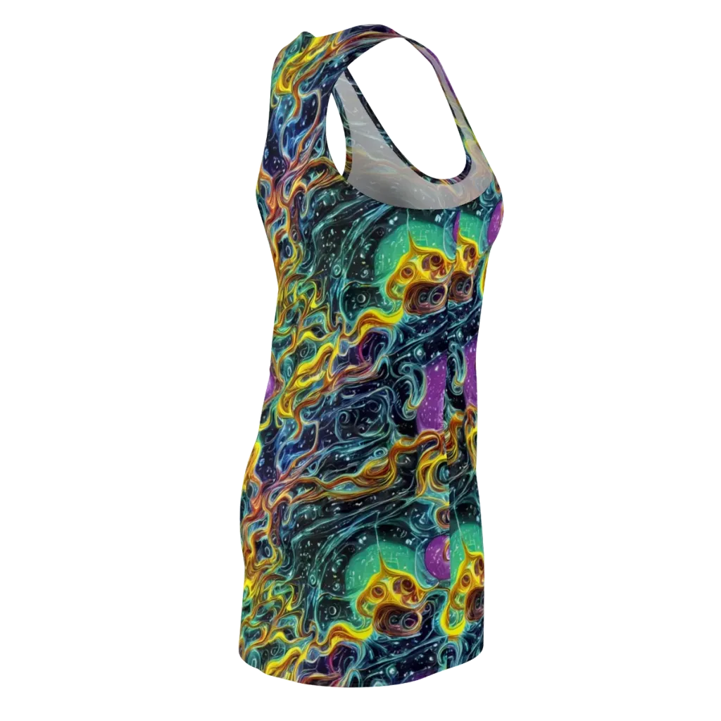 Iridescent Tempest on Racerback Dress — Back Side
