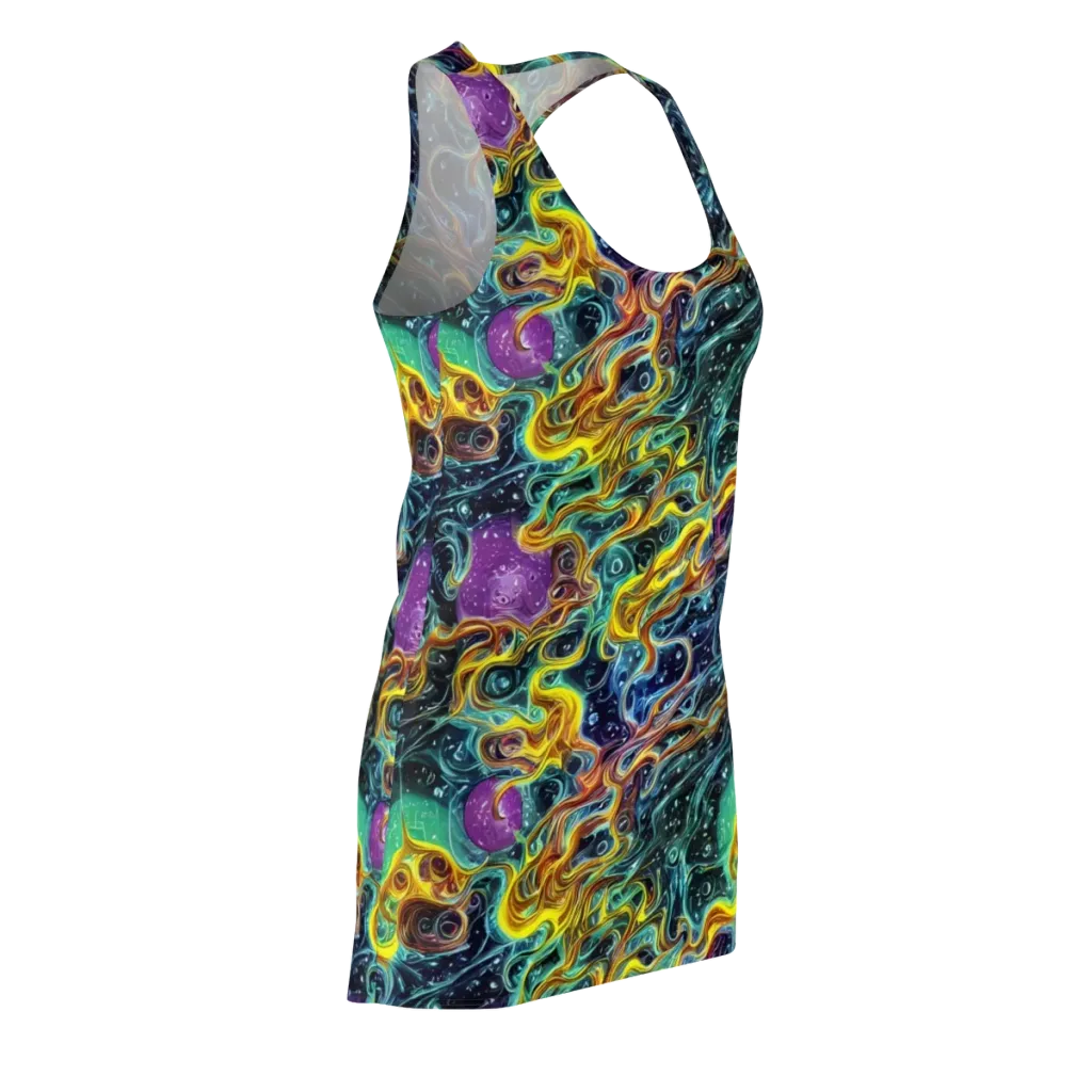 Iridescent Tempest on Racerback Dress — Front Side