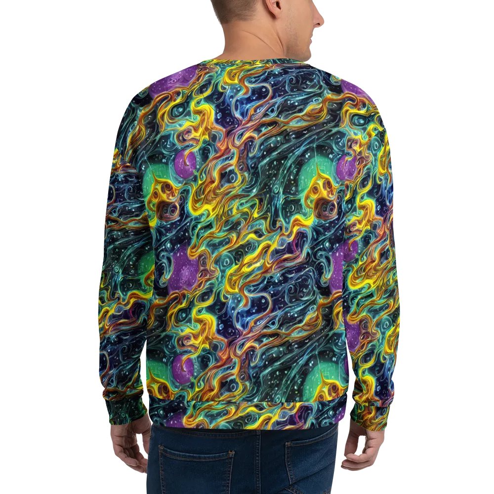 Iridescent Tempest on Sweatshirt — Back