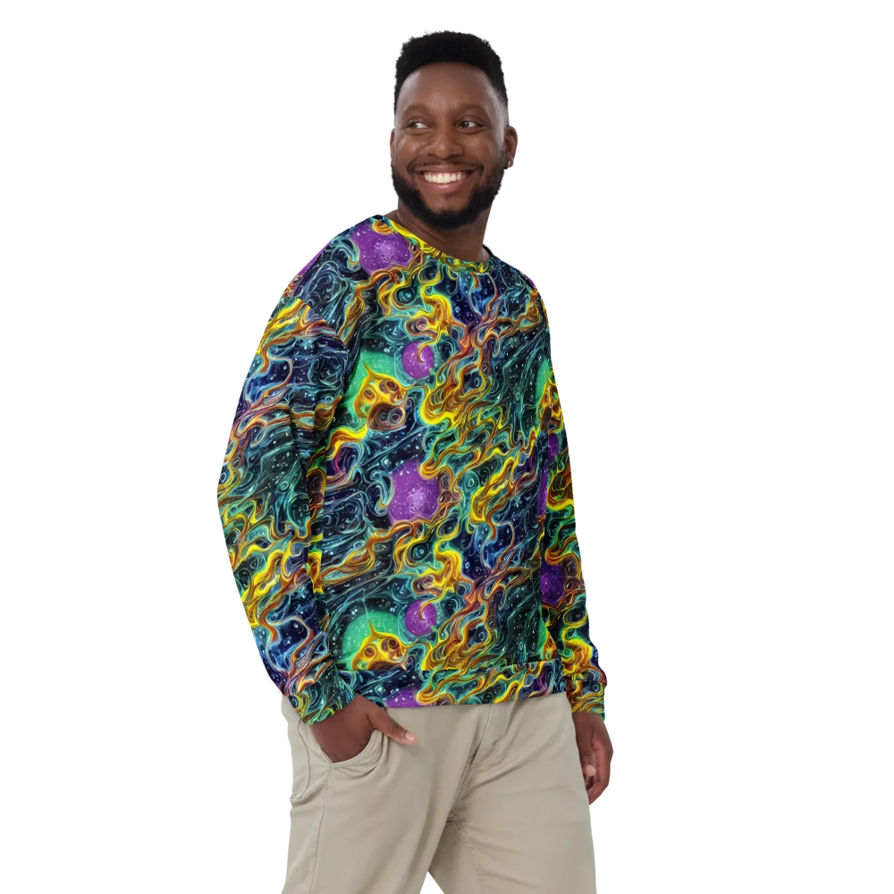 Iridescent Tempest on Sweatshirt — Front