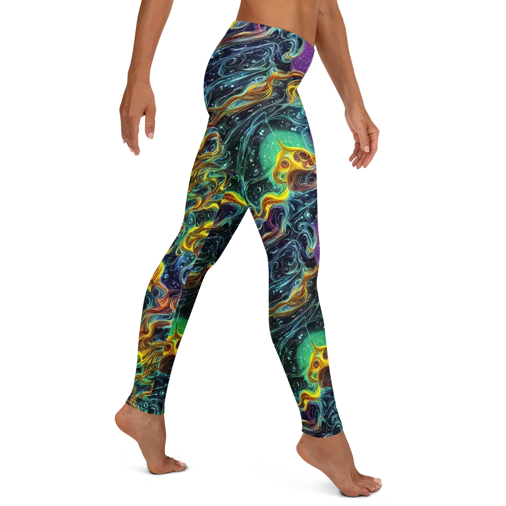 Iridescent Tempest on Leggings — Right