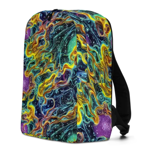 Iridescent Tempest on a Minimalist Backpack