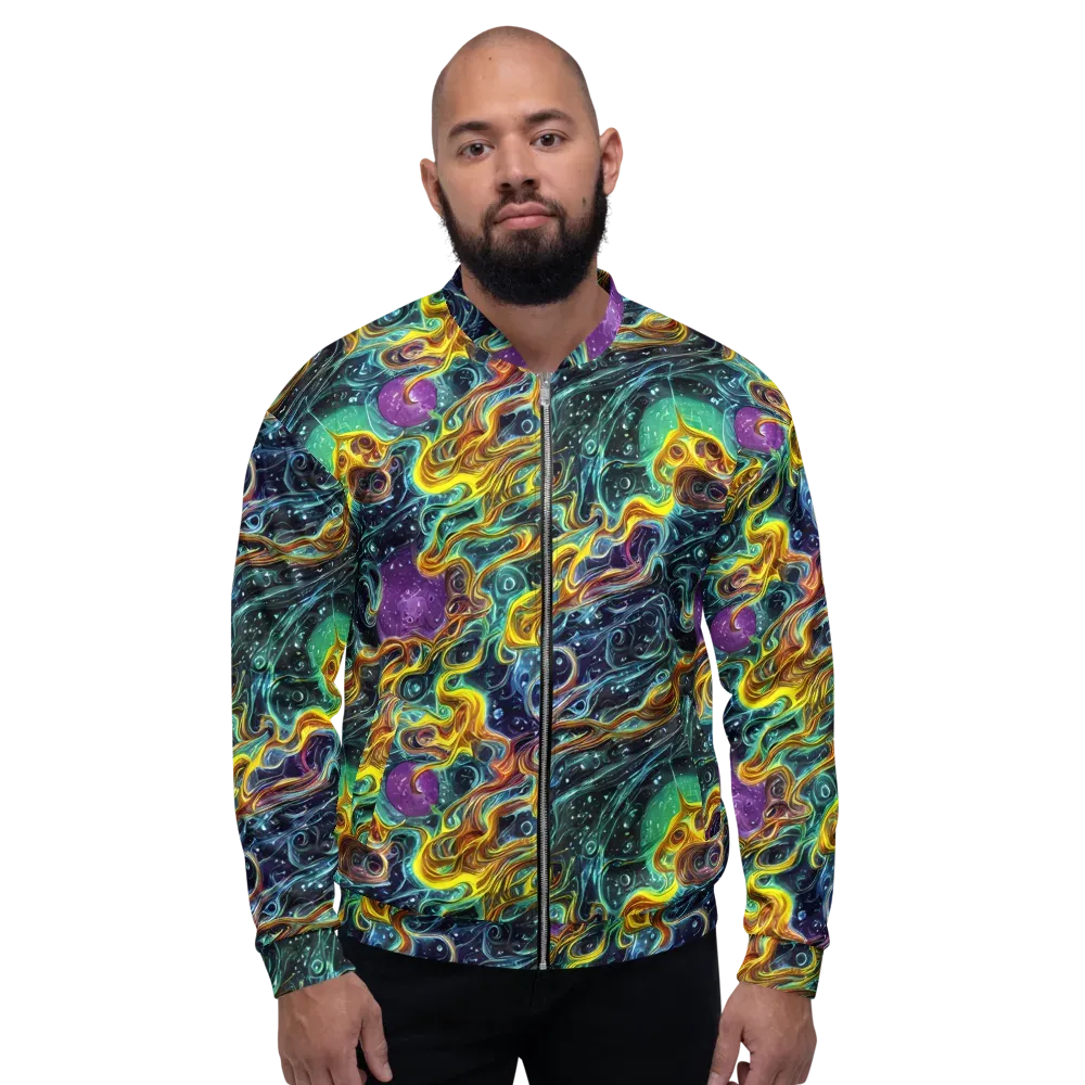 Iridescent Tempest on Bomber Jacket — Front