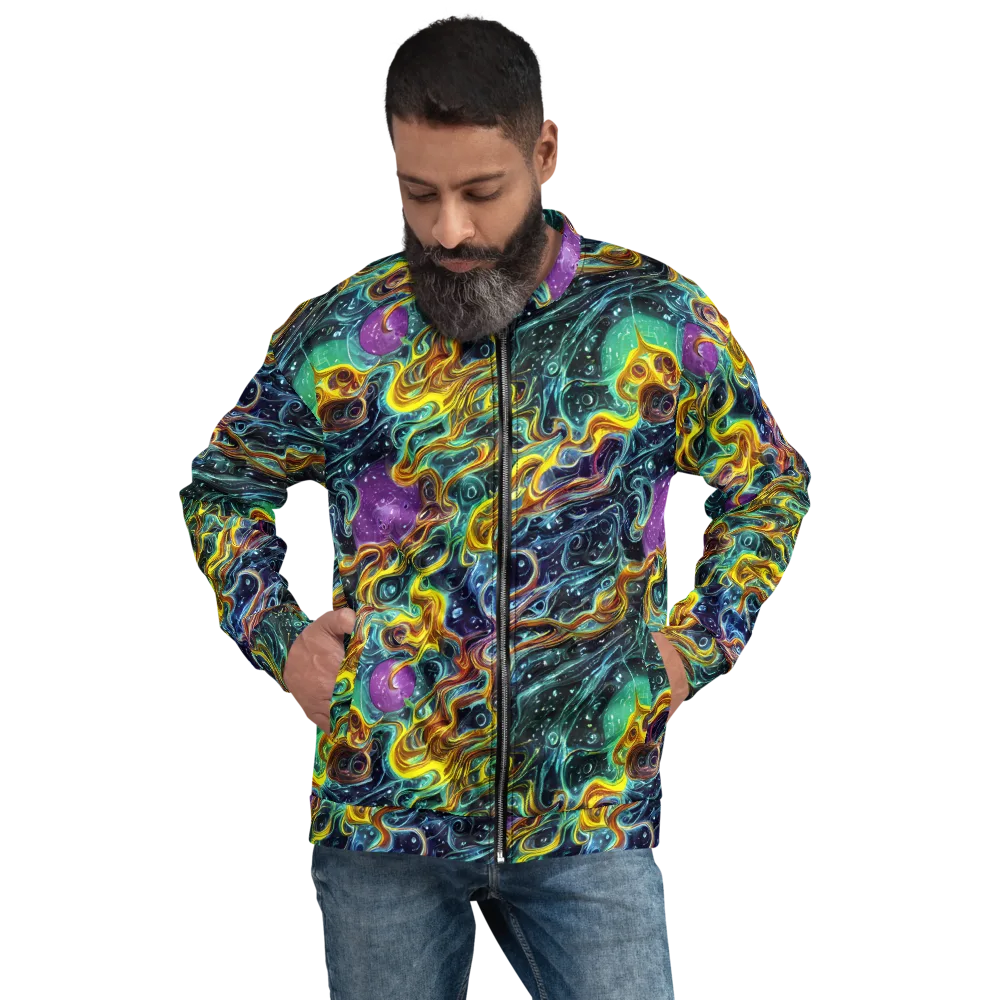 Iridescent Tempest on Bomber Jacket — Front