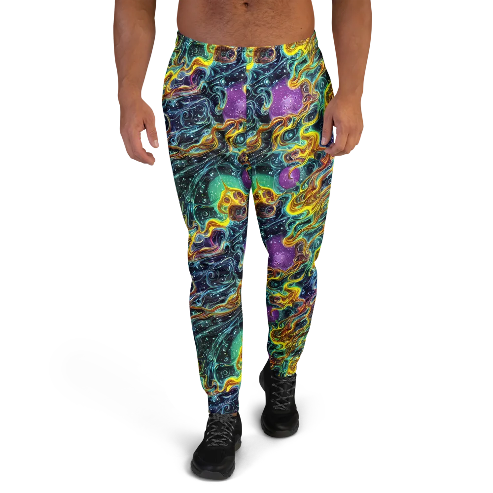 Iridescent Tempest on Men's Joggers — Front