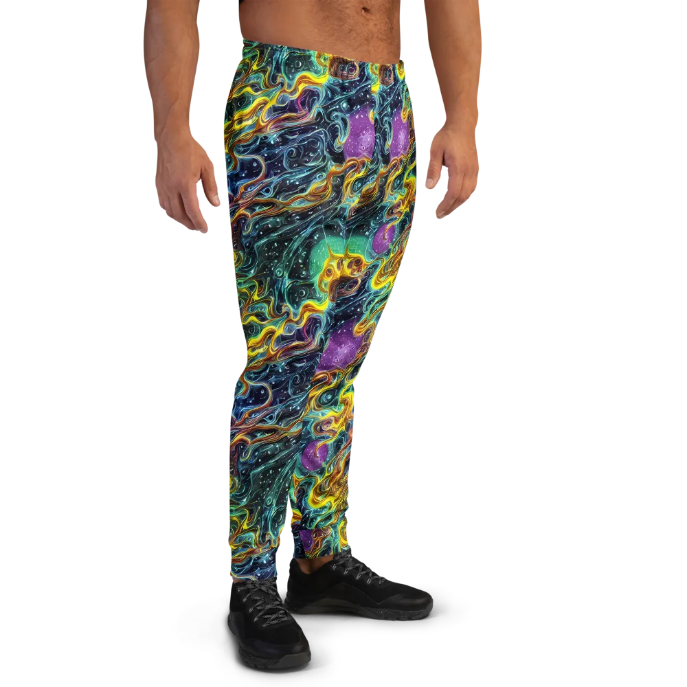 Iridescent Tempest on Men's Joggers — Right