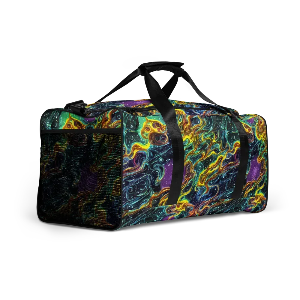 Iridescent Tempest on Duffle Bag — Right Front