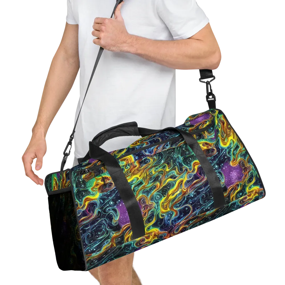 Iridescent Tempest on Duffle Bag — Right Front