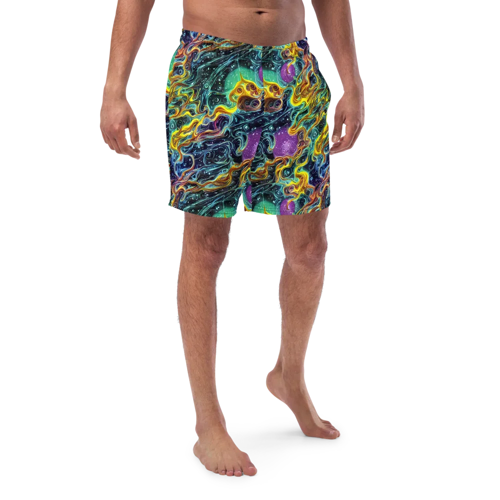Iridescent Tempest on Swim Trunks — Front