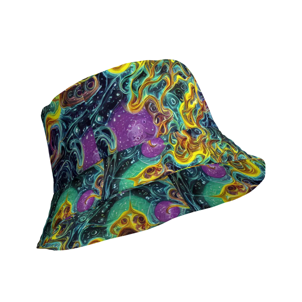 Iridescent Tempest on Reversible Bucket Hat — Product details Outside