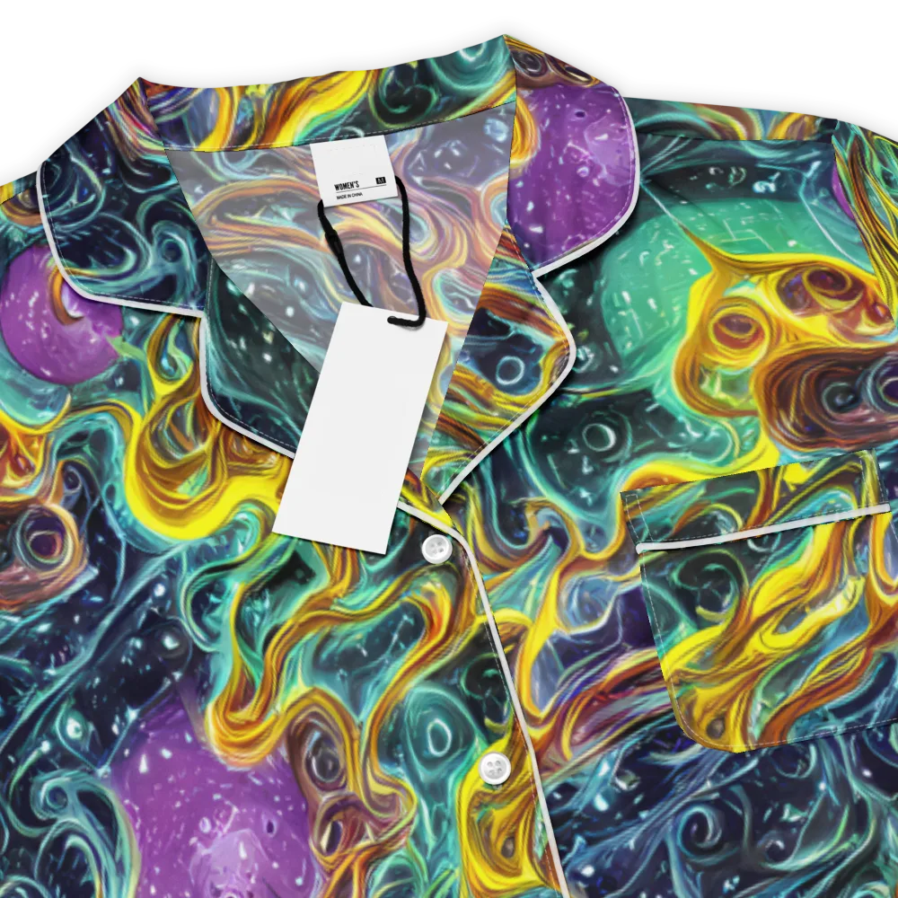 Iridescent Tempest on Women's Short Sleeve Pajama Top — Product details