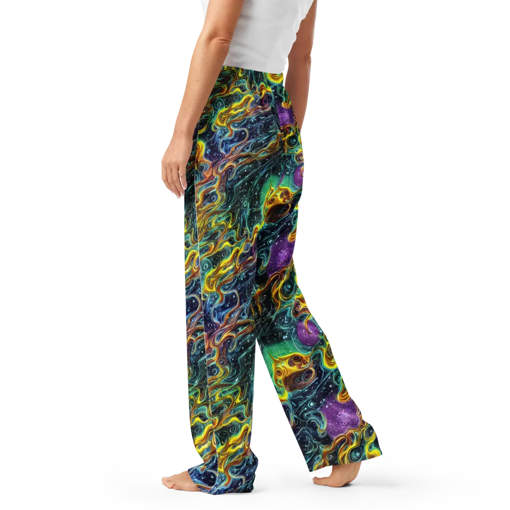 Iridescent Tempest on Women's Pajama Pants — Left