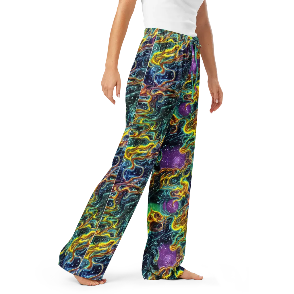 Iridescent Tempest on Women's Pajama Pants — Right Front