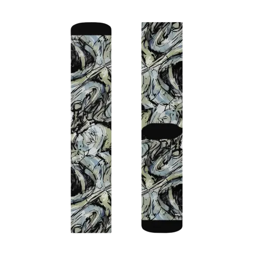Marble Nocturne on a Socks