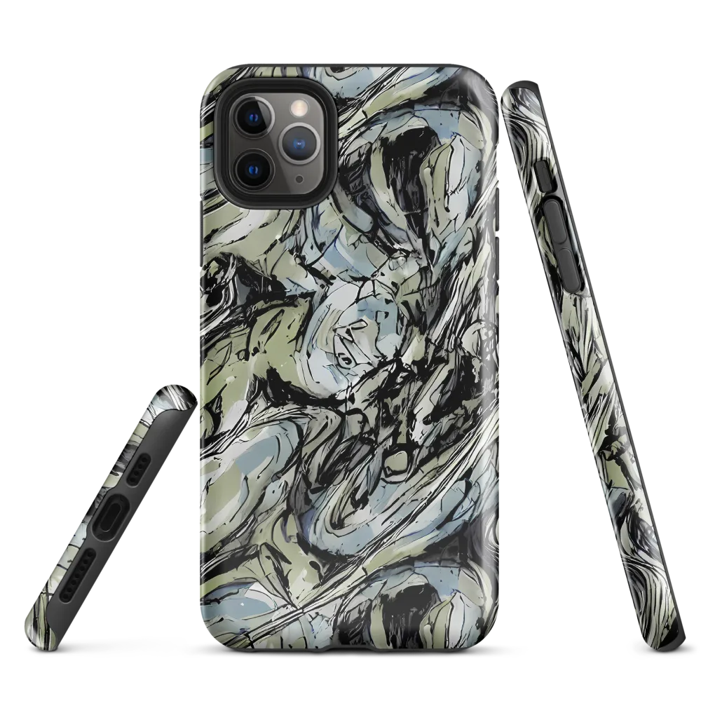 Marble Nocturne on Tough Case for iPhone® — Front