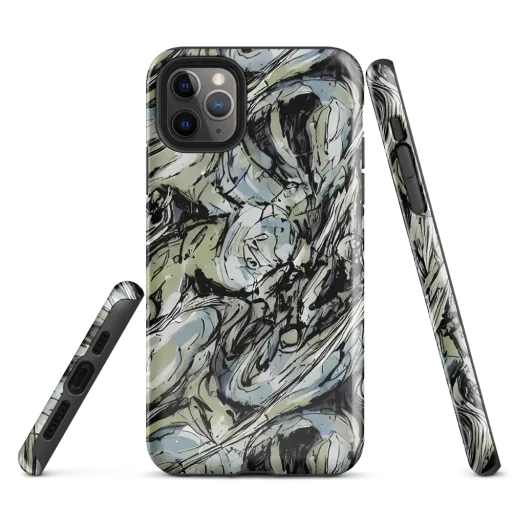 Marble Nocturne on a Tough Case for iPhone®