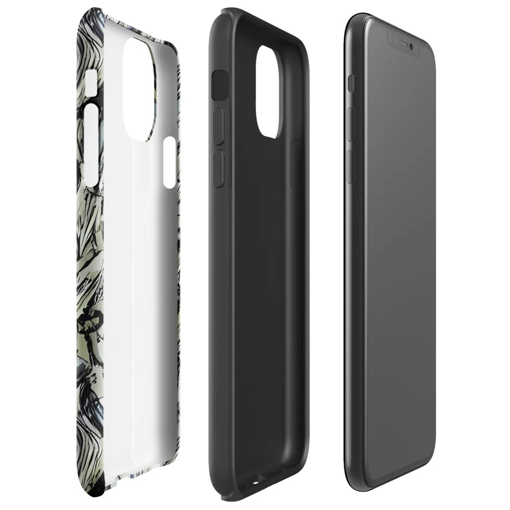 Marble Nocturne on Tough Case for iPhone® — Right
