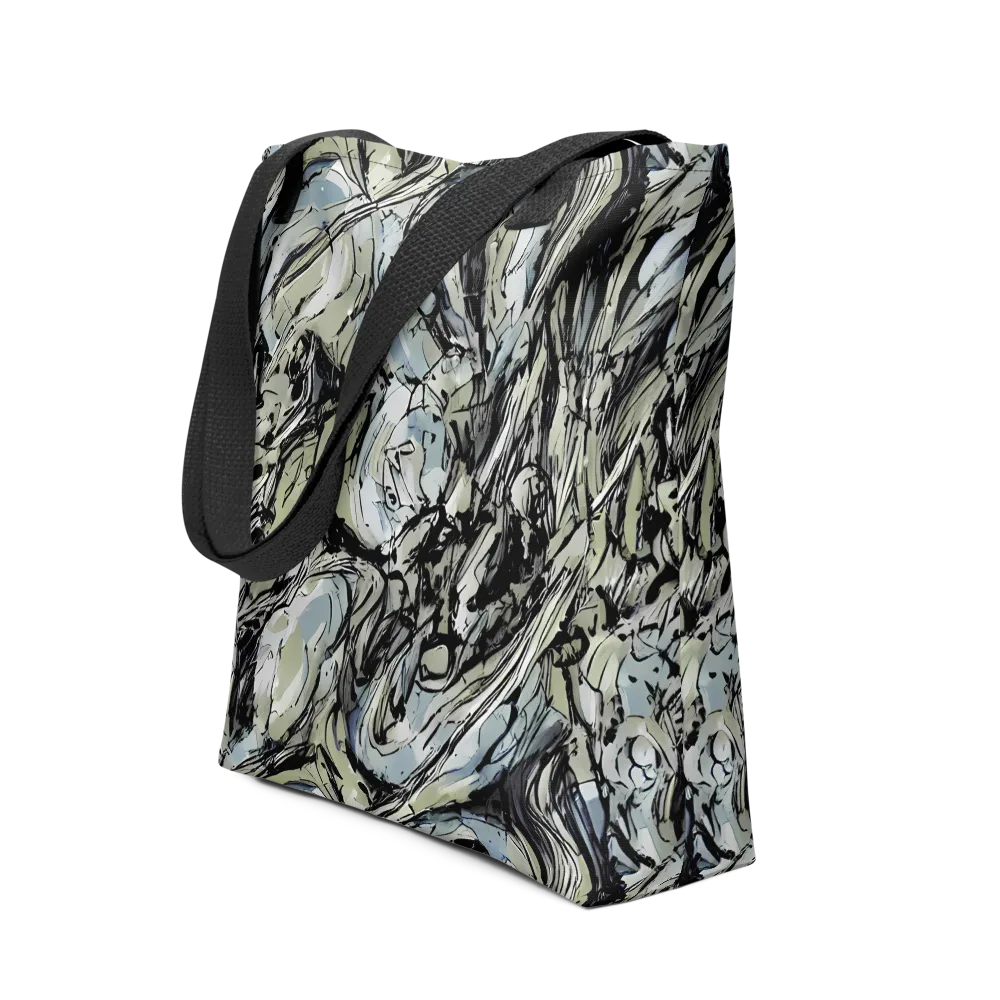 Marble Nocturne on Tote Bag — Front