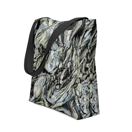 Marble Nocturne on a Tote Bag
