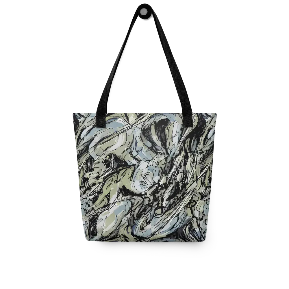 Marble Nocturne on Tote Bag — Front