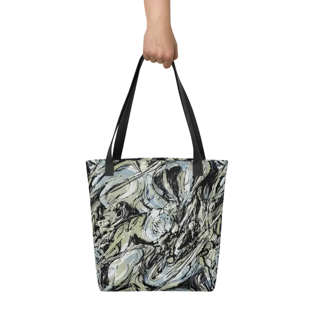 Marble Nocturne on Tote Bag — Front