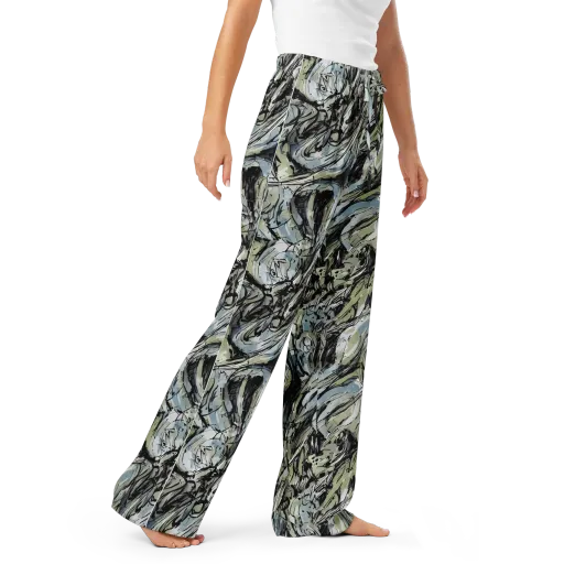 Marble Nocturne on a Women's Pajama Pants