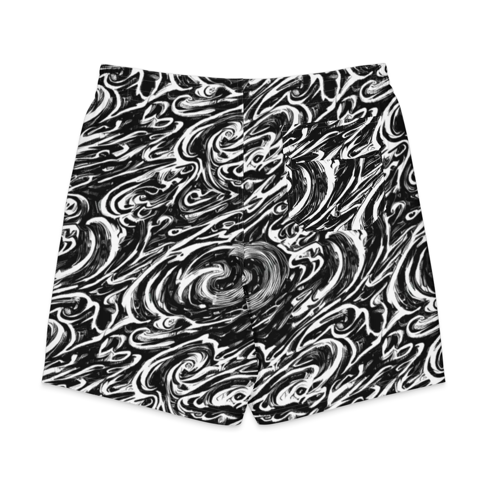 Blackwater Frenzy on Men's Board Shorts — Back