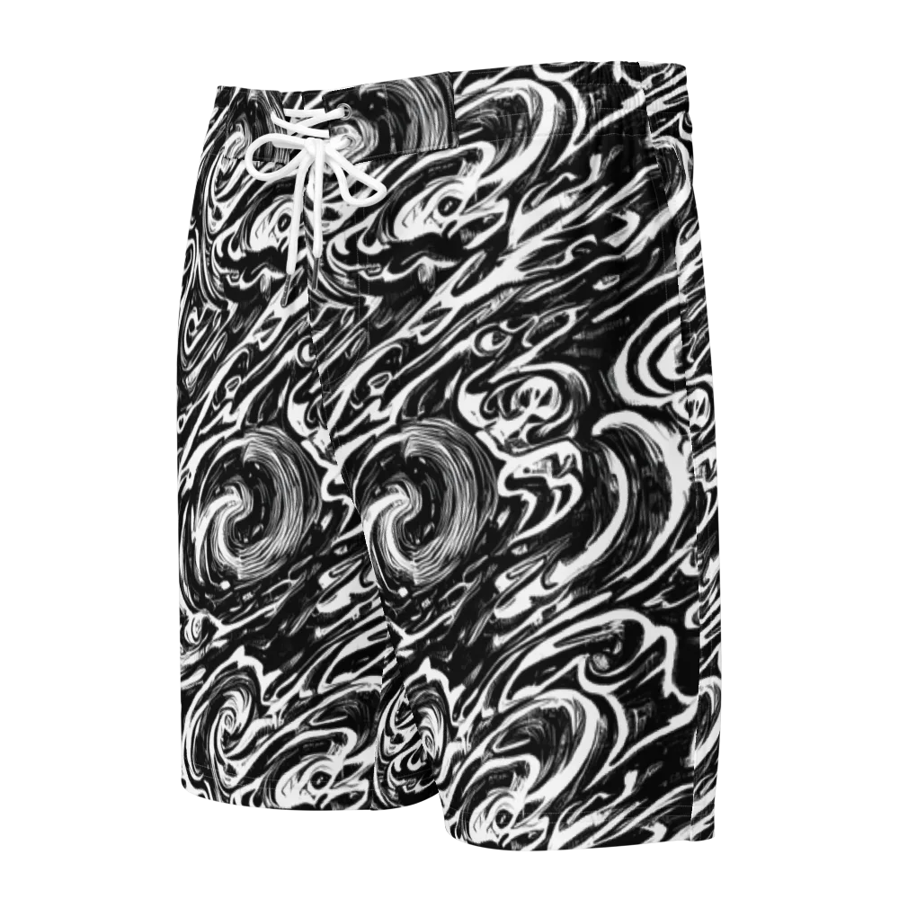 Blackwater Frenzy on Men's Board Shorts — Front
