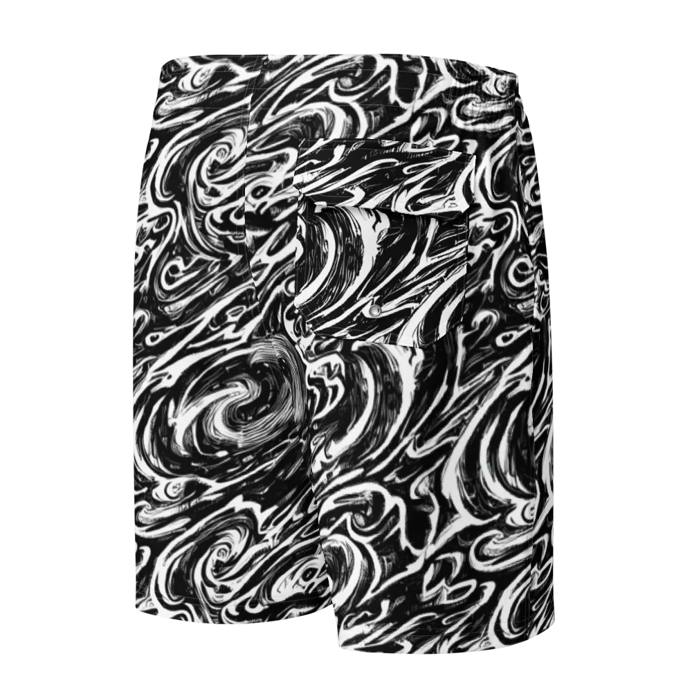 Blackwater Frenzy on Men's Board Shorts — Back