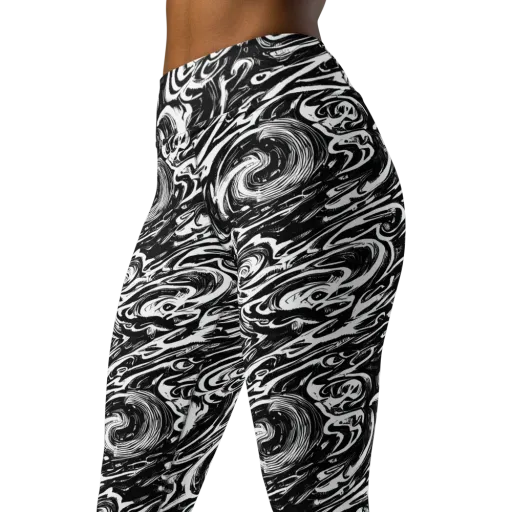 Blackwater Frenzy on a Yoga Leggings