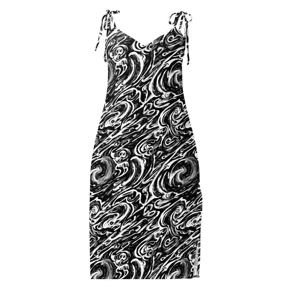 Blackwater Frenzy on Slip Dress — Front