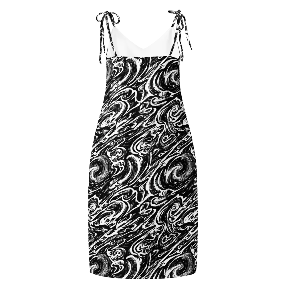 Blackwater Frenzy on Slip Dress — Back