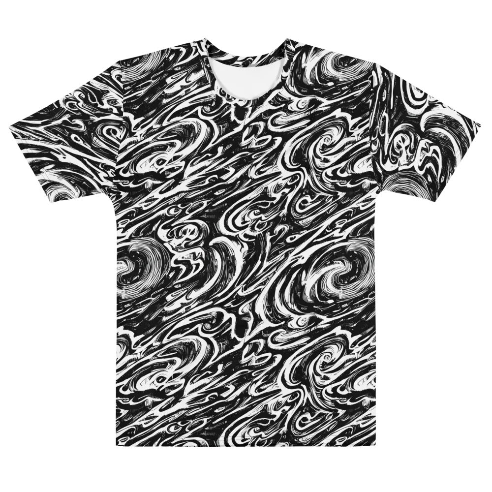 Blackwater Frenzy on Men's Cotton Crew Neck T-Shirt — Front