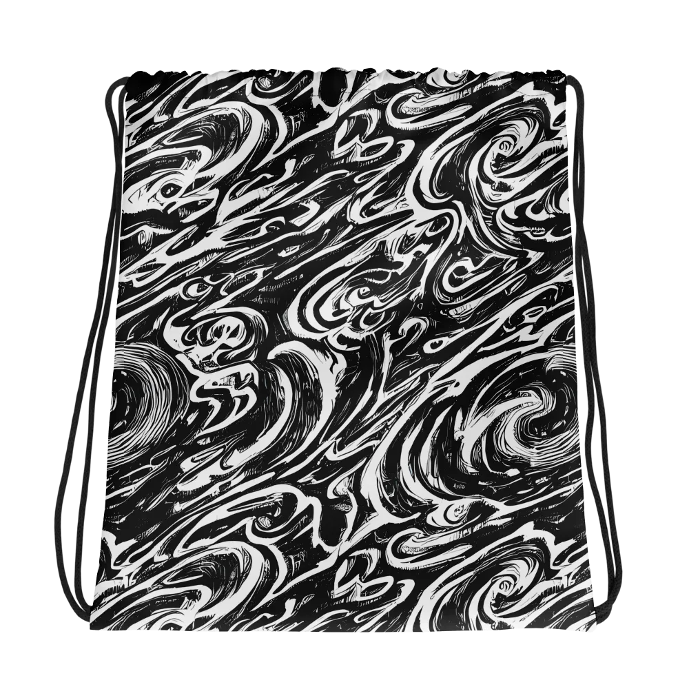 Blackwater Frenzy on Drawstring Bag — Photo