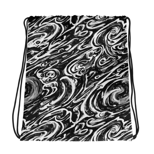 Blackwater Frenzy on a Drawstring Bag