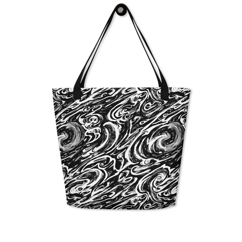 Blackwater Frenzy on Large Tote Bag W/ Pocket — Front