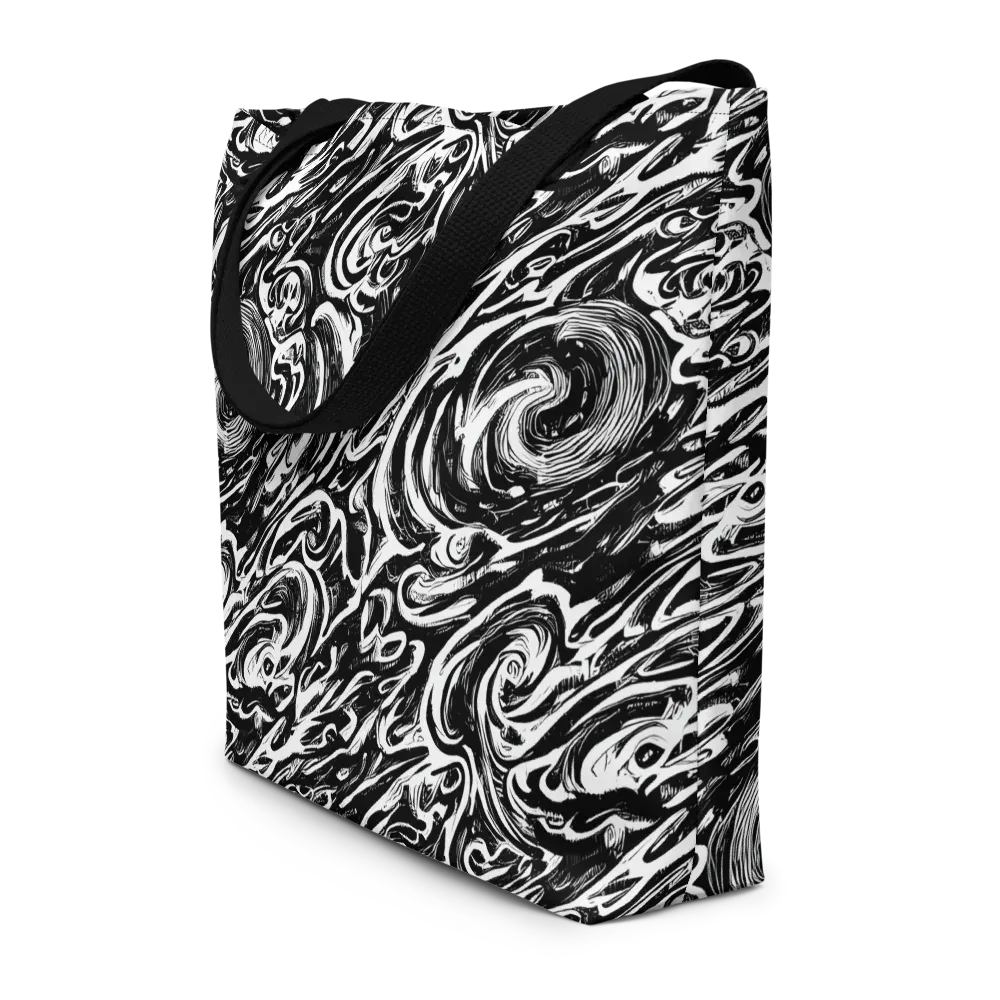 Blackwater Frenzy on Large Tote Bag W/ Pocket — Front
