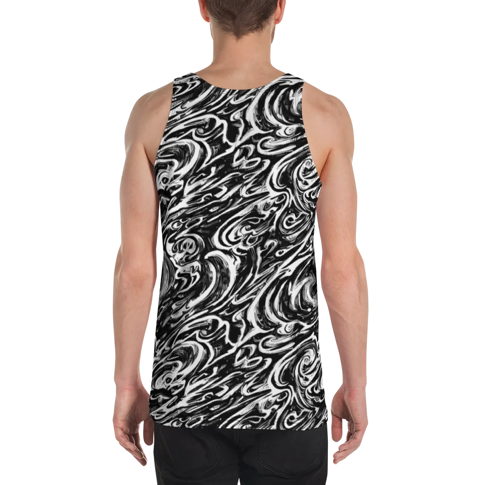 Blackwater Frenzy on Men's Tank Top — Back