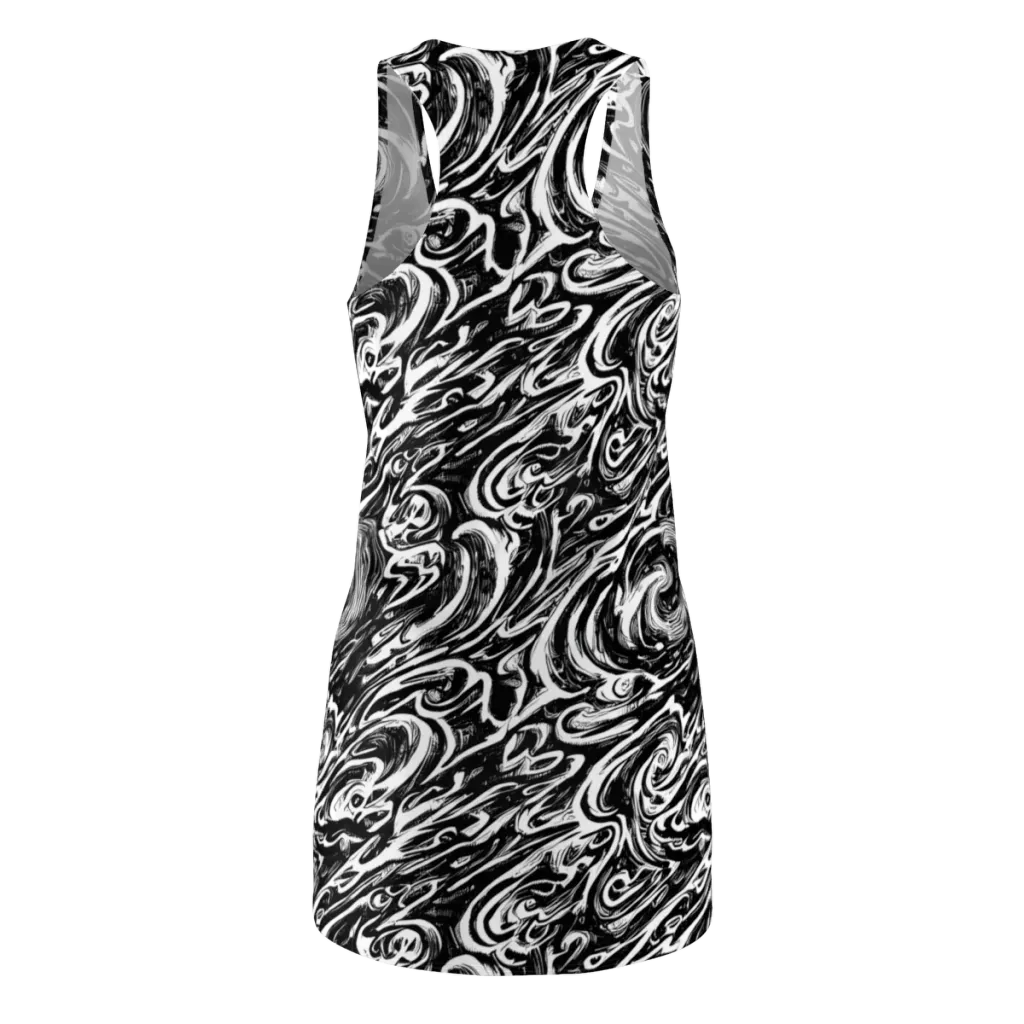 Blackwater Frenzy on Racerback Dress — Back