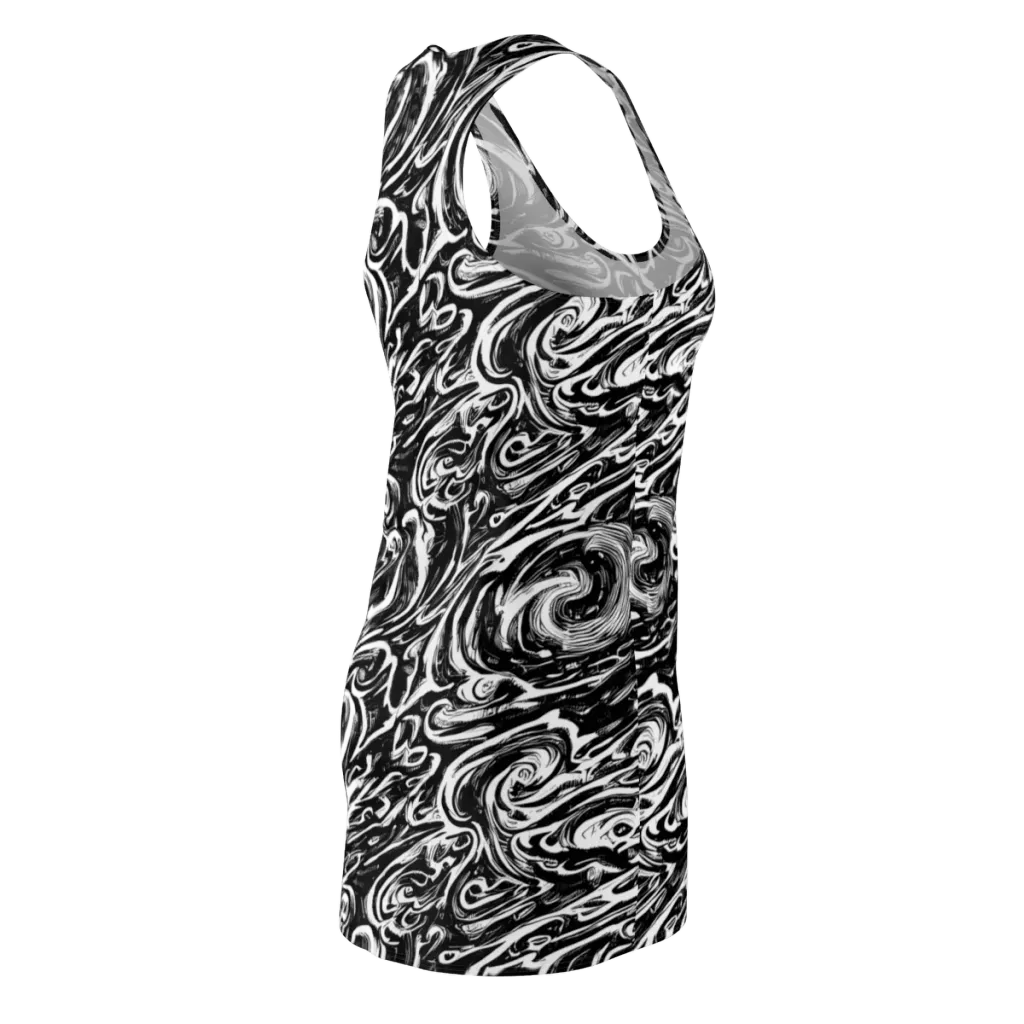 Blackwater Frenzy on Racerback Dress — Back Side